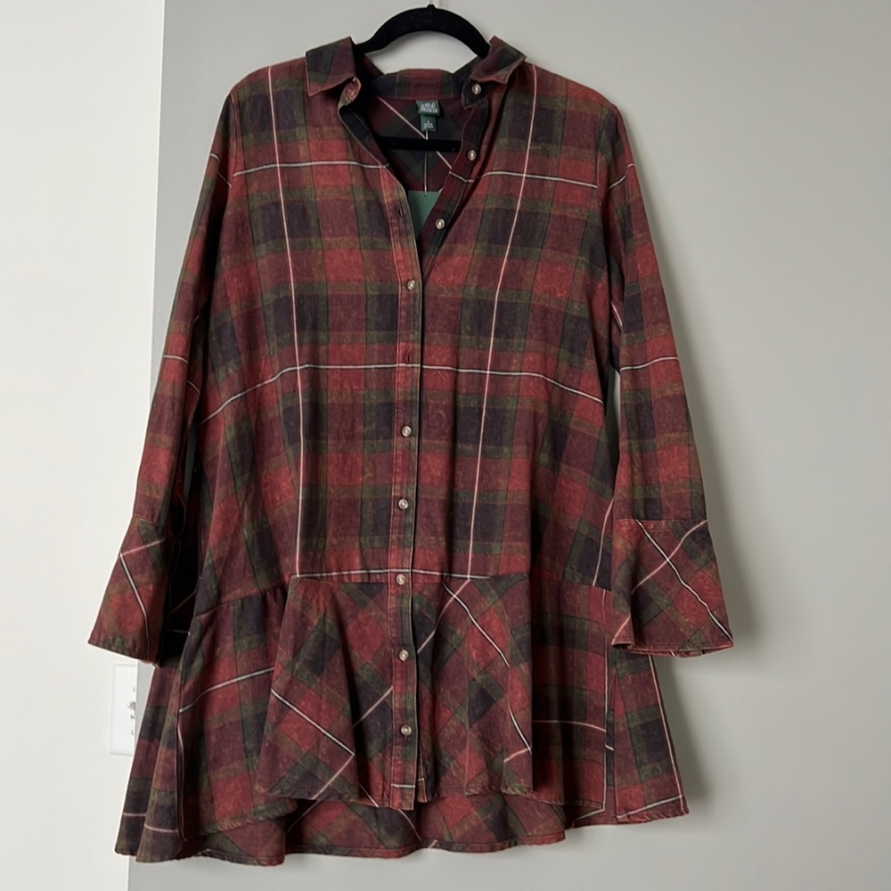 Brand New Target Plaid shift dress